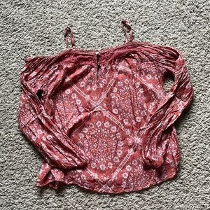 Rewind off the shoulder shirt